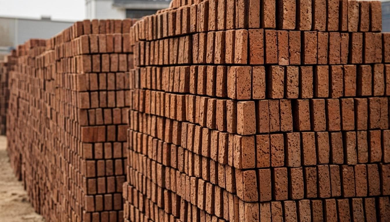 Red Burnt Bricks — Table-moulded burnt clay bricks